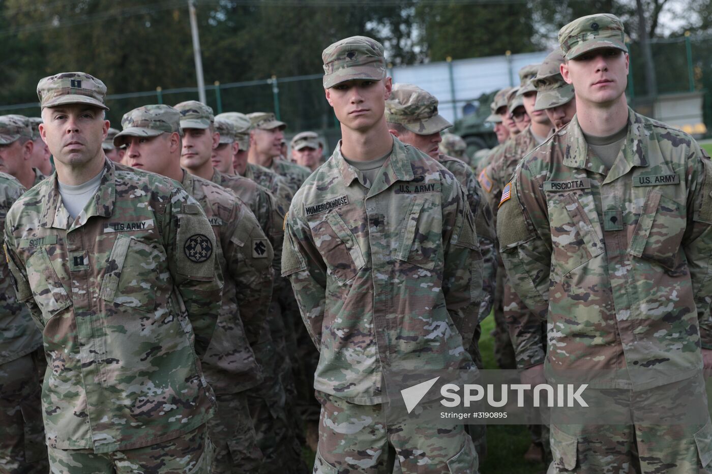 Opening ceremony of Rapid Trident-2017 military exercises in Lvov Region