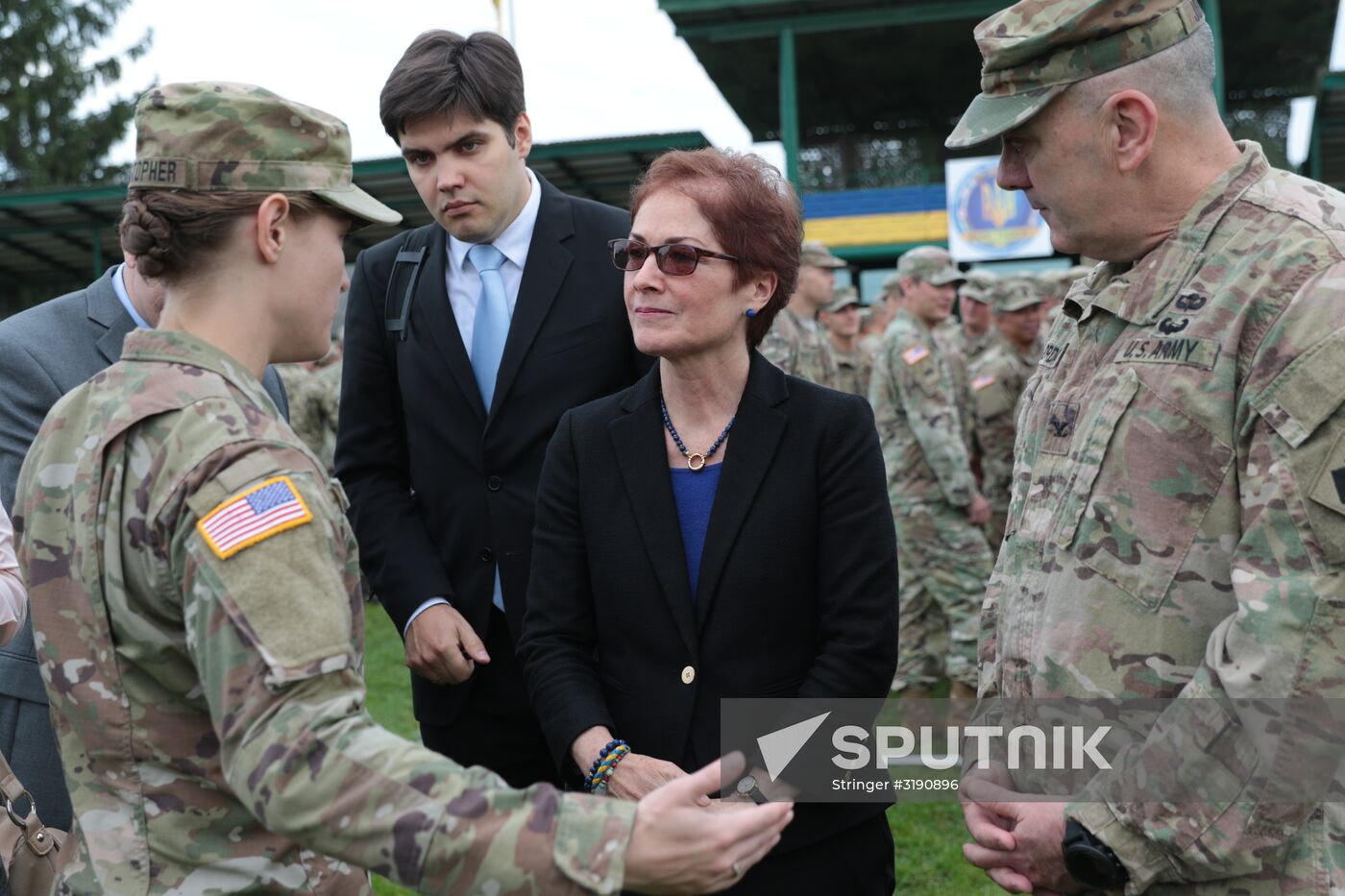 Opening ceremony of Rapid Trident-2017 military exercises in Lvov Region