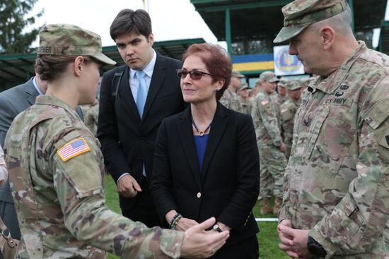 Opening ceremony of Rapid Trident-2017 military exercises in Lvov Region