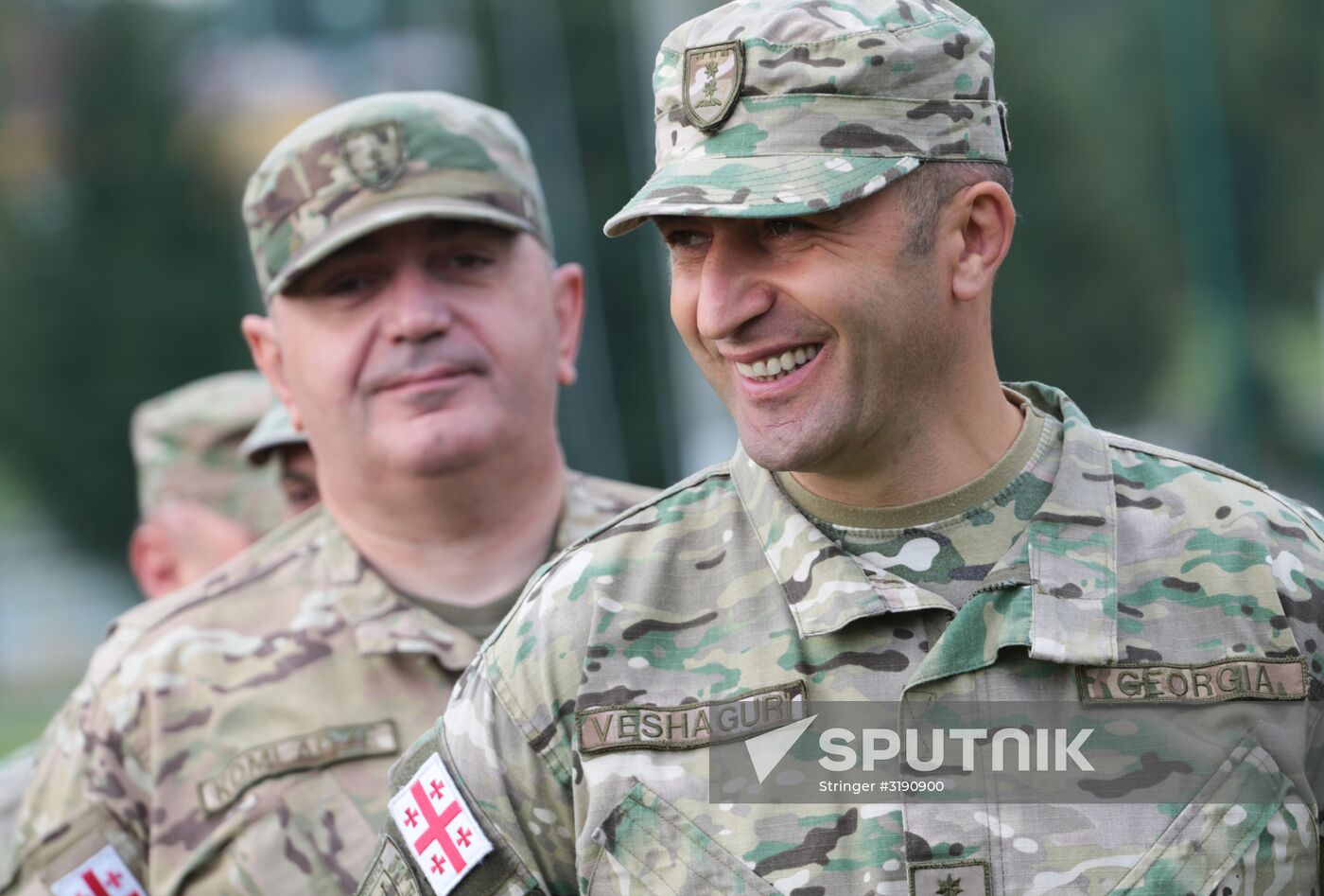 Opening ceremony of Rapid Trident-2017 military exercises in Lvov Region