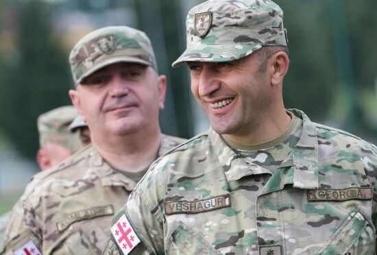 Opening ceremony of Rapid Trident-2017 military exercises in Lvov Region