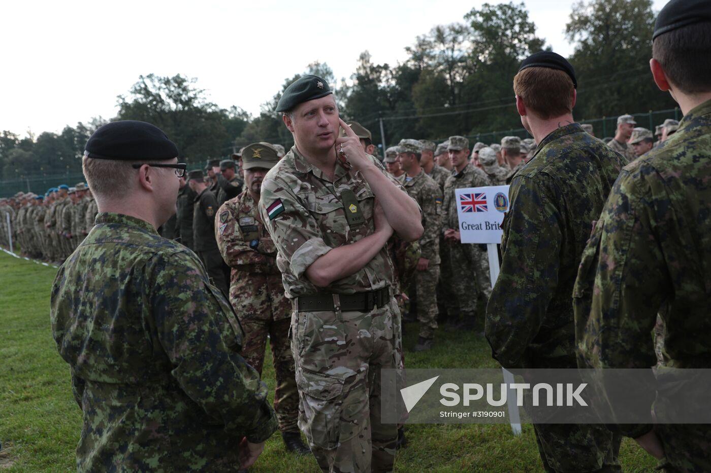 Opening ceremony of Rapid Trident-2017 military exercises in Lvov Region