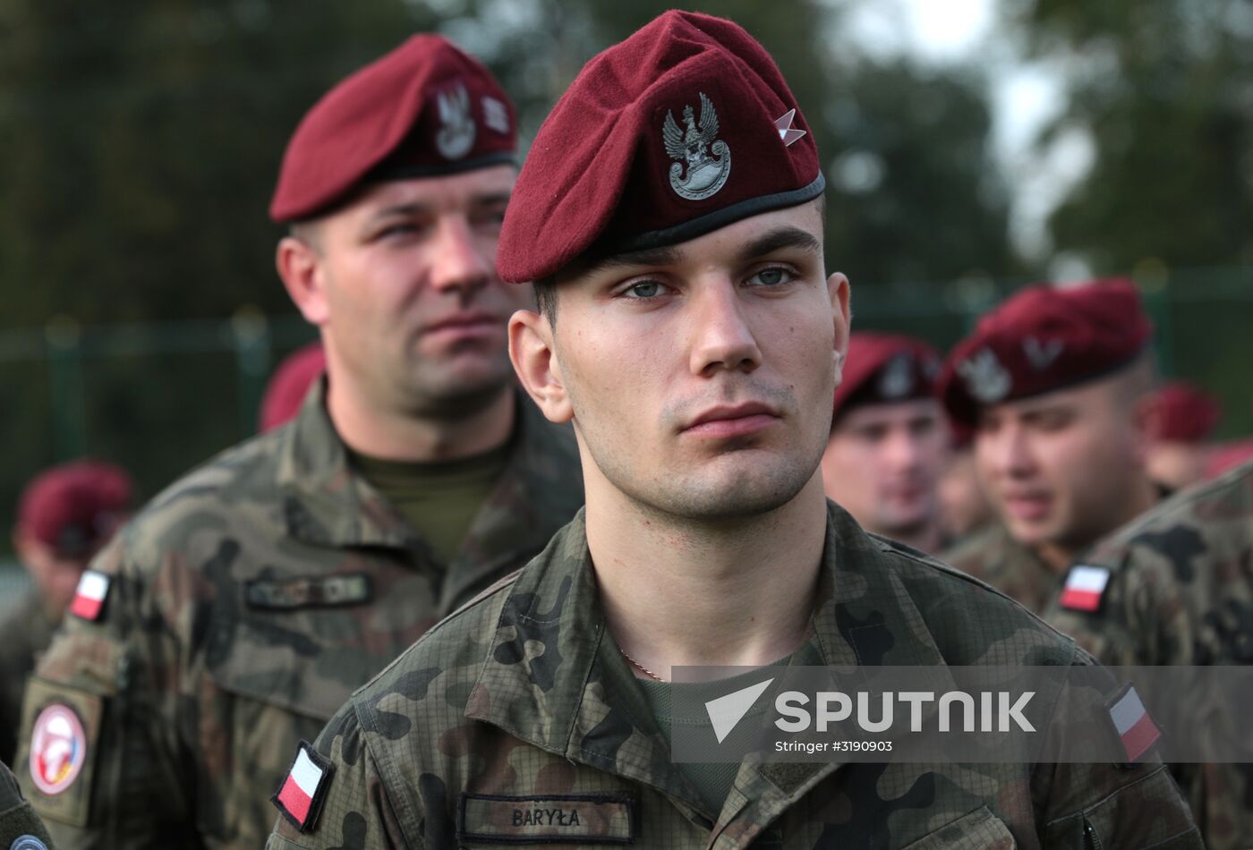 Opening ceremony of Rapid Trident-2017 military exercises in Lvov Region