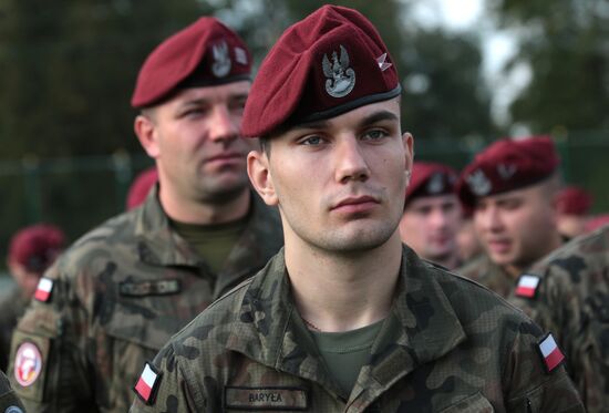 Opening ceremony of Rapid Trident-2017 military exercises in Lvov Region
