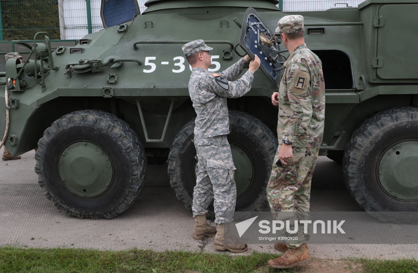 Opening ceremony of Rapid Trident-2017 military exercises in Lvov Region