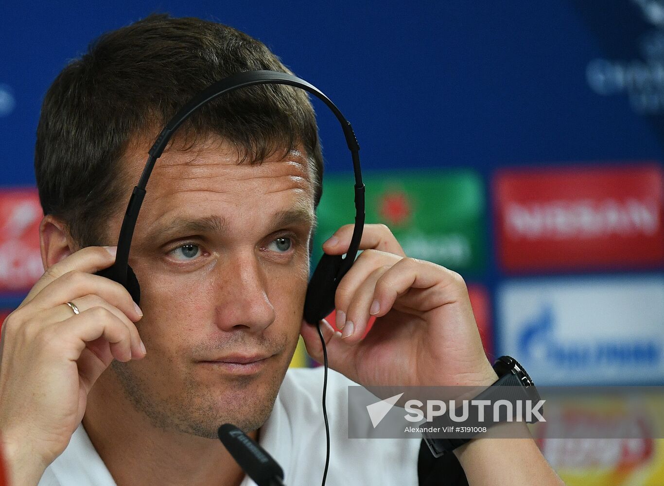 Football. Champions League. CSKA's training session