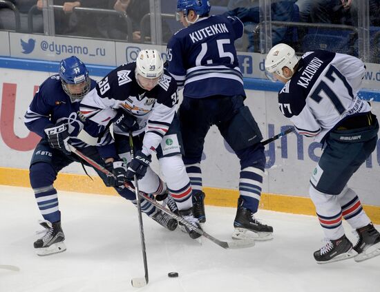 Hockey. KHL. Dynamo (Moscow) vs Metallurg (Magnitogorsk)