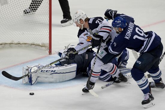 Hockey. KHL. Dynamo (Moscow) vs Metallurg (Magnitogorsk)