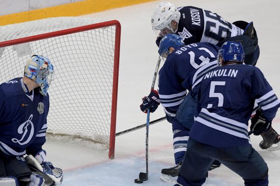 Hockey. KHL. Dynamo (Moscow) vs Metallurg (Magnitogorsk)