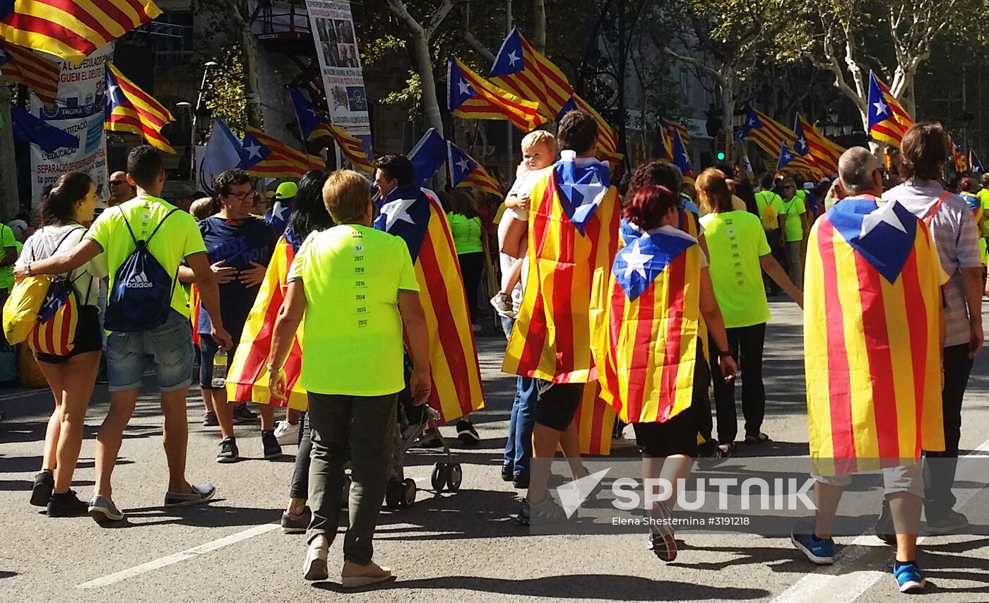 People of Barcelona support referendum results