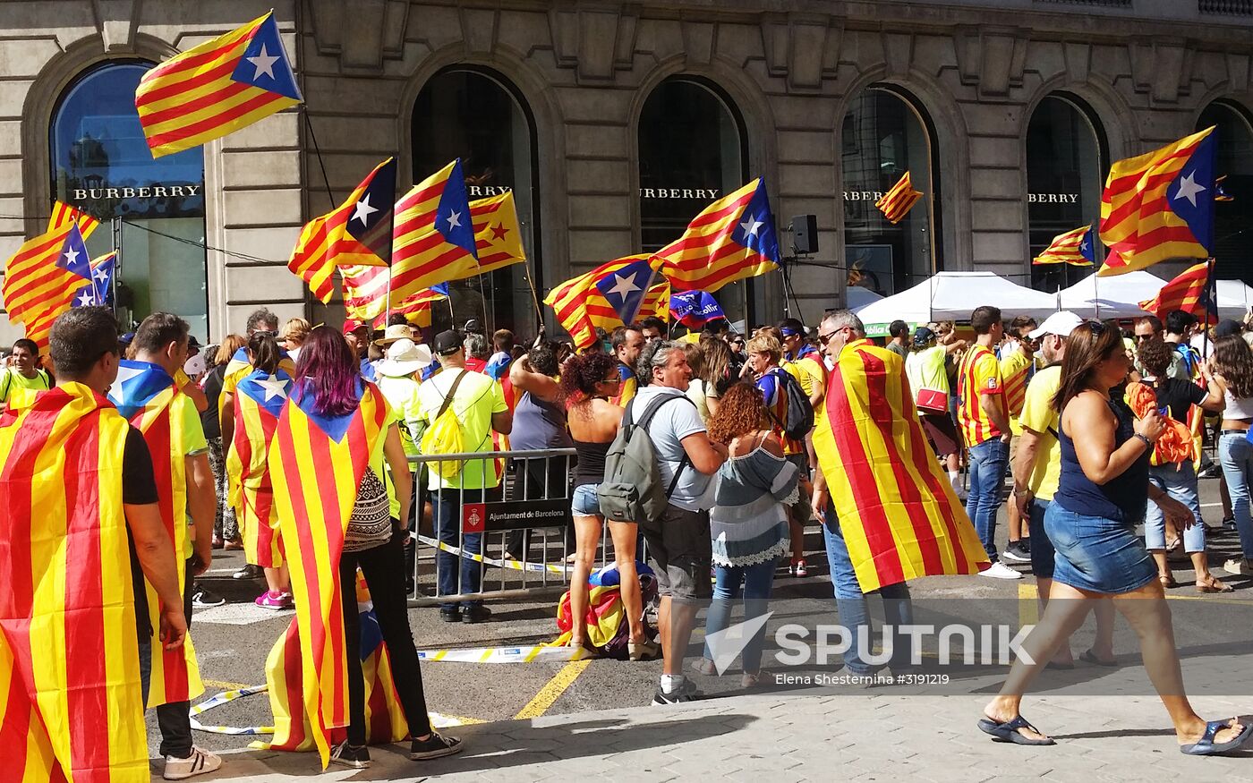 People of Barcelona support referendum results