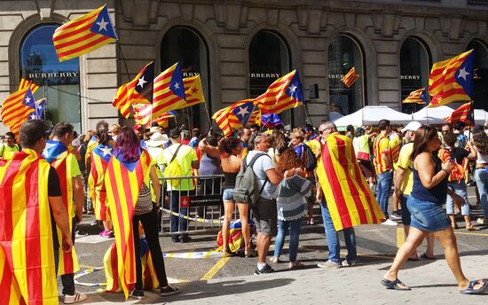 People of Barcelona support referendum results