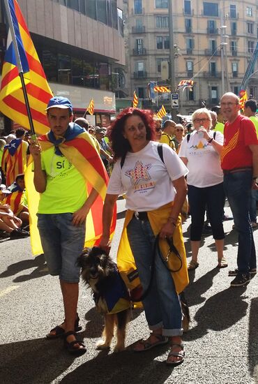 People of Barcelona support referendum results