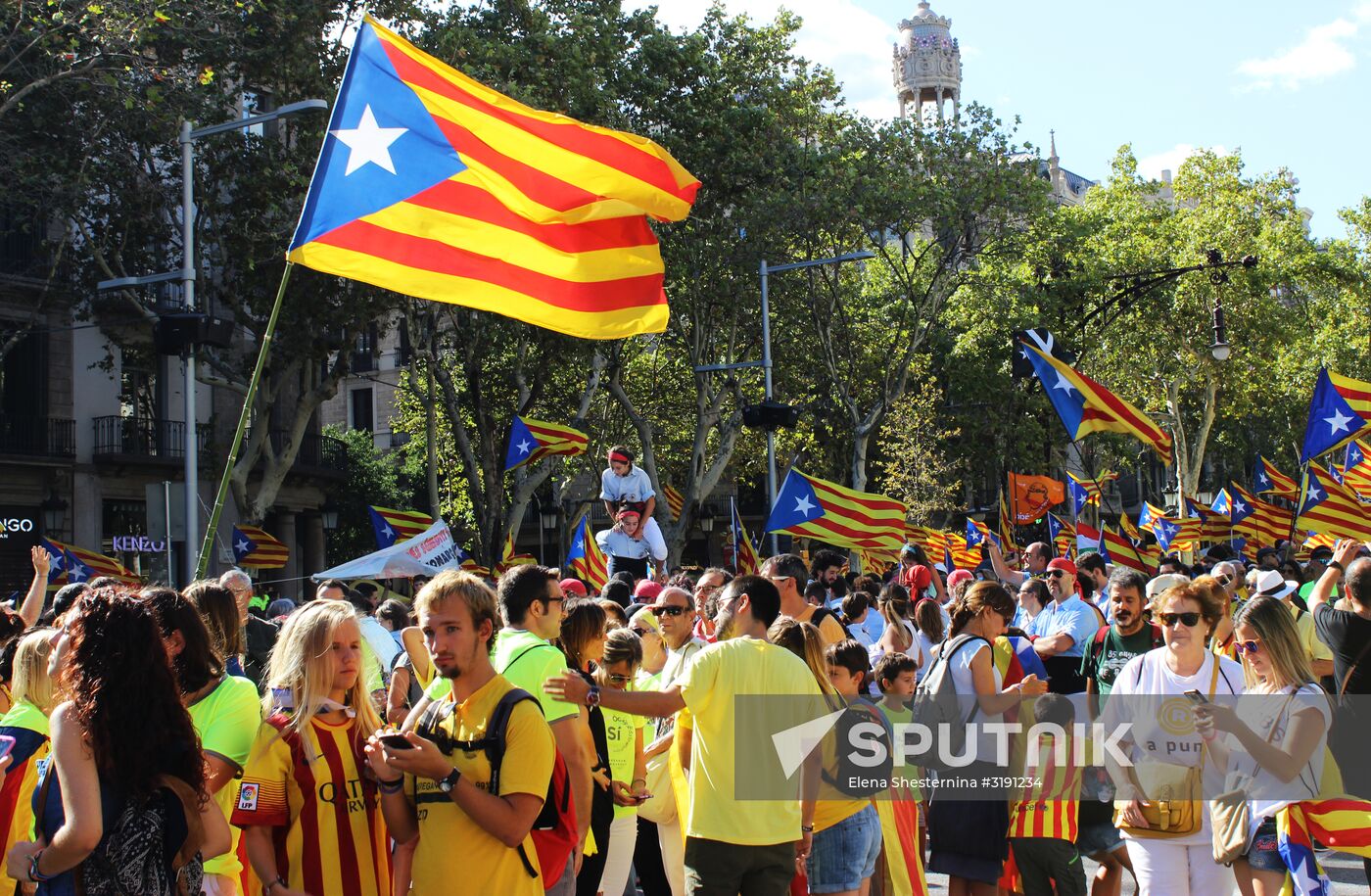 People of Barcelona support referendum