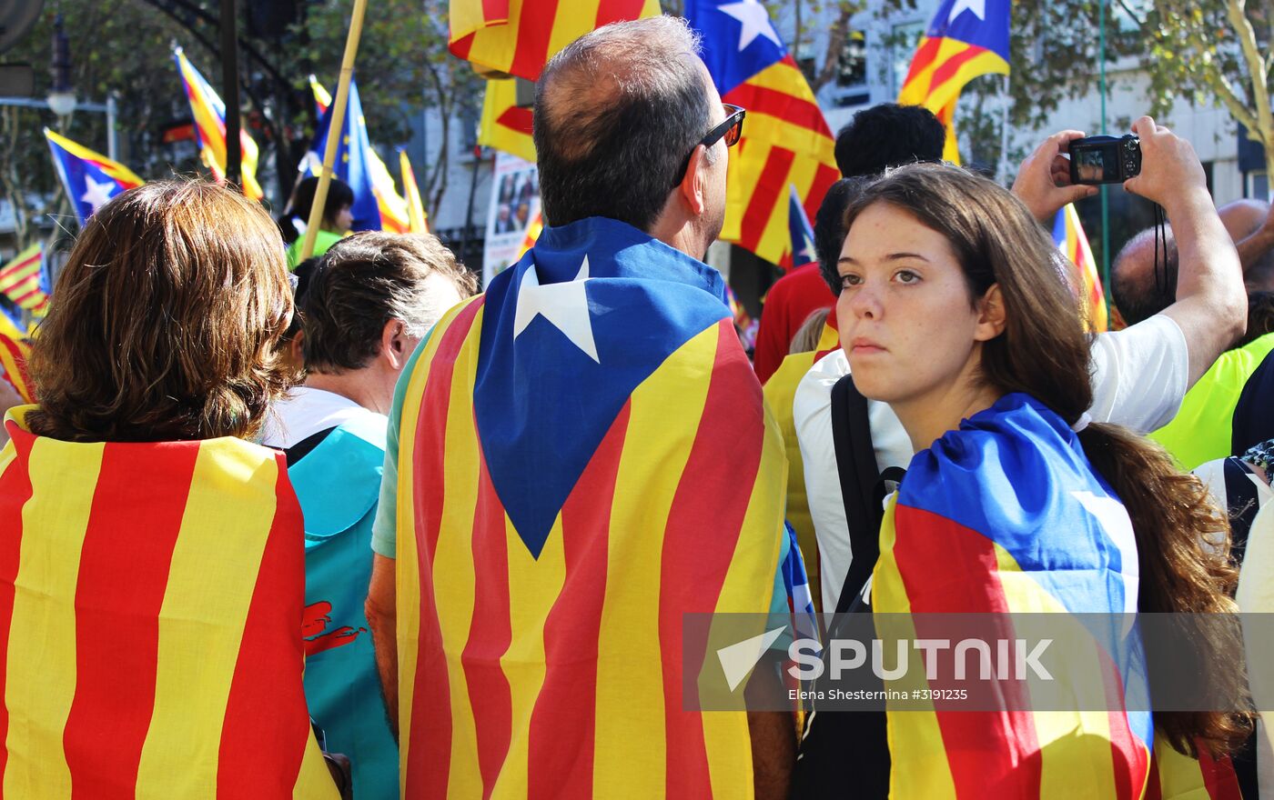 People of Barcelona support referendum