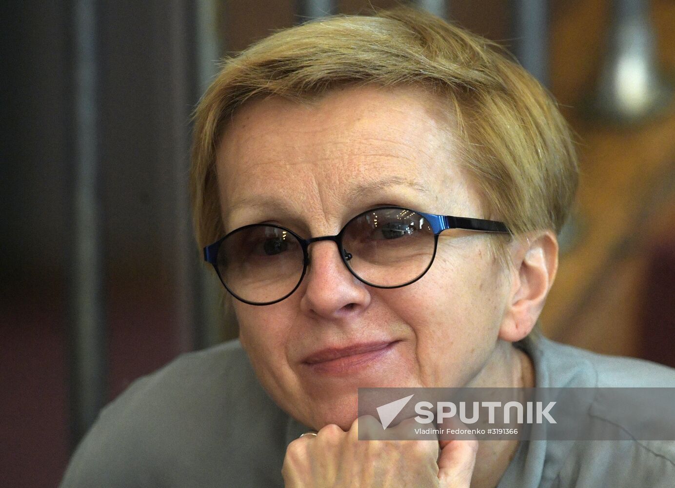 Meeting of Mossovet Theater company