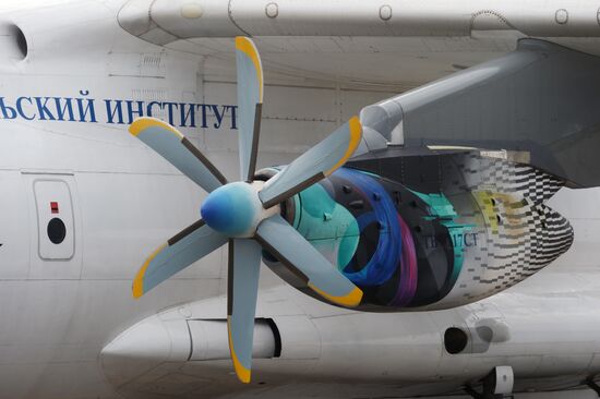 TV7-117ST engine tests in Zhukovsky