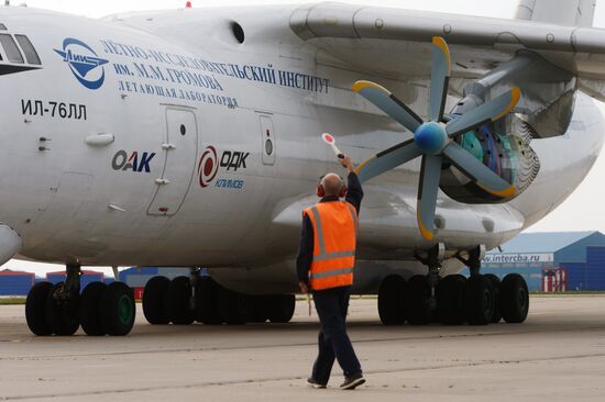 TV7-117ST engine tests in Zhukovsky