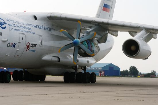 TV7-117ST engine tests in Zhukovsky