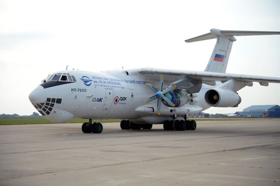 TV7-117ST engine tests in Zhukovsky