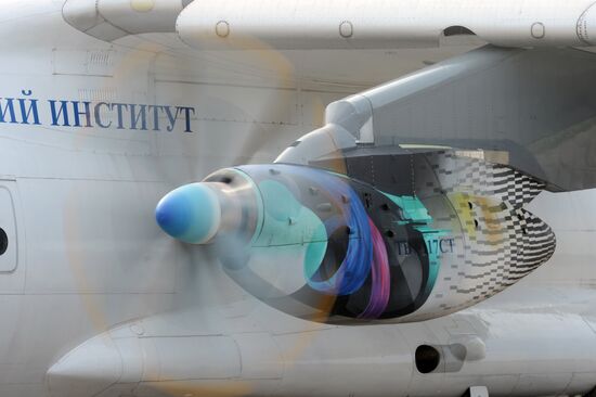 TV7-117ST engine tests in Zhukovsky