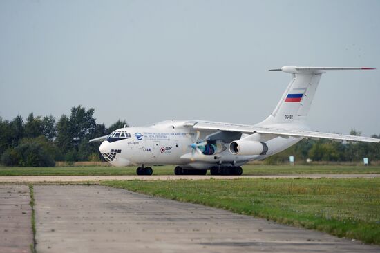 TV7-117ST engine tests in Zhukovsky