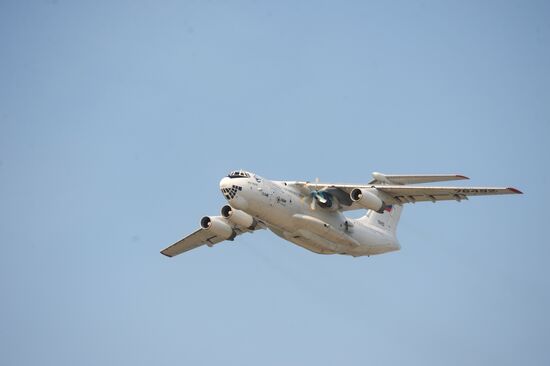 TV7-117ST engine tests in Zhukovsky
