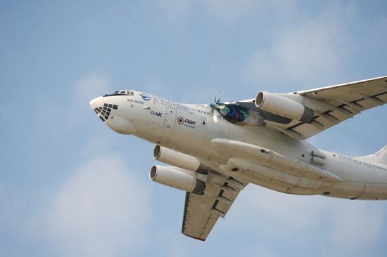 TV7-117ST engine tests in Zhukovsky