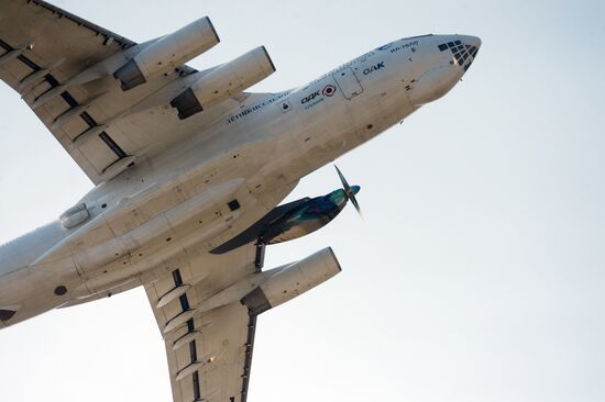 TV7-117ST engine tests in Zhukovsky