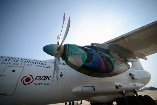 TV7-117ST engine tests in Zhukovsky