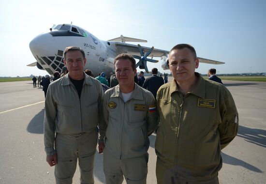 TV7-117ST engine tests in Zhukovsky