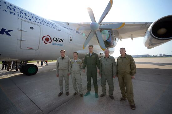 TV7-117ST engine tests in Zhukovsky