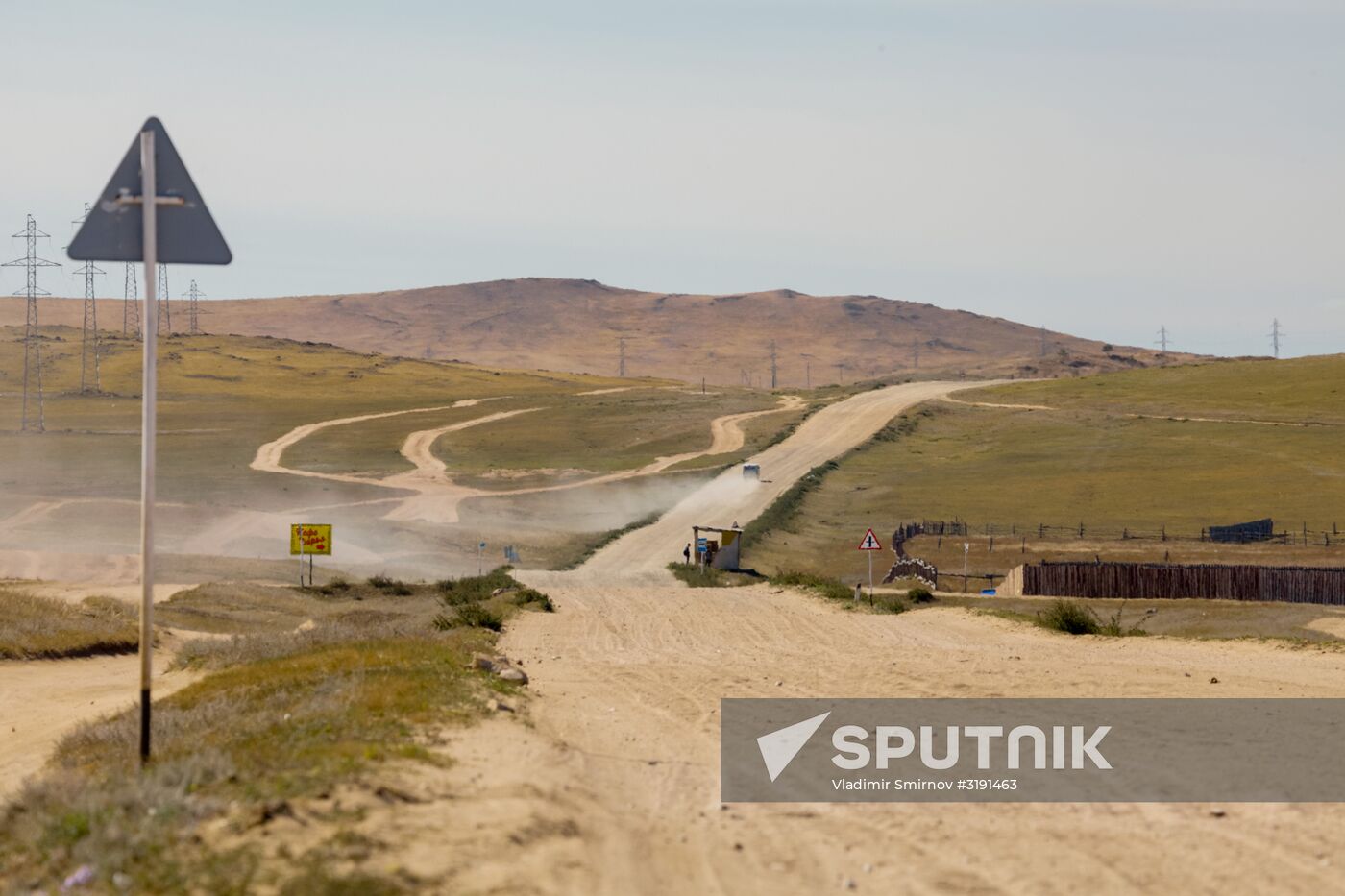 Yelantsy-MRS-Khuzhir road on Olkhon Island