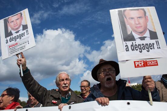 Protests in Paris against amendments to Labor Code