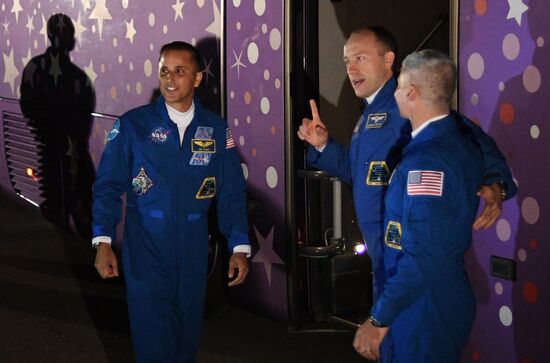 Soyuz-FG space carrier with manned Soyuz MS-06 spaceship launched