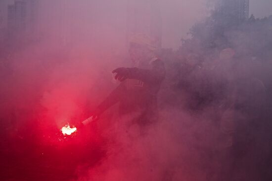 Protests in Paris against amendments to Labor Code