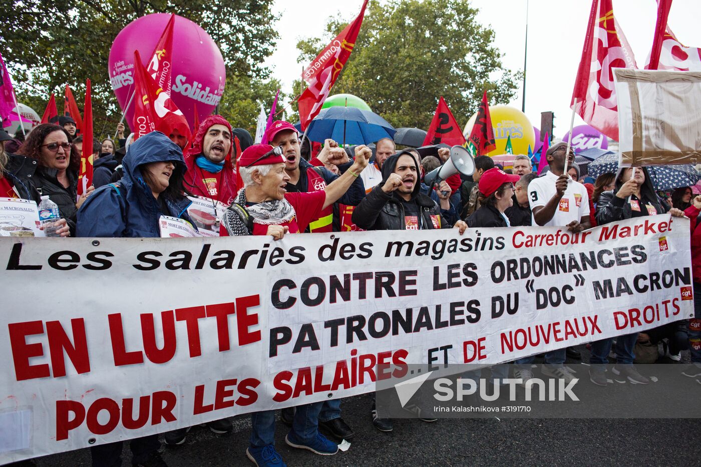 Protests in Paris against amendments to Labor Code