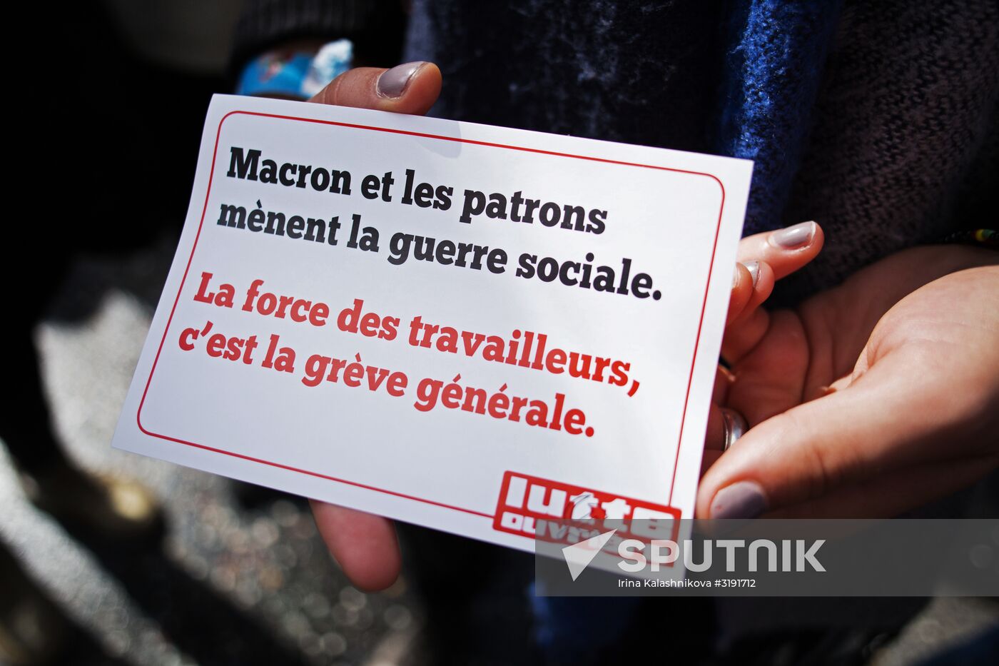 Protests in Paris against amendments to Labor Code