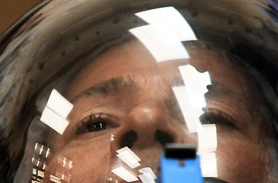 Launch of Soyuz-FG carrier rocket with manned Soyuz MS-06 spacecraft