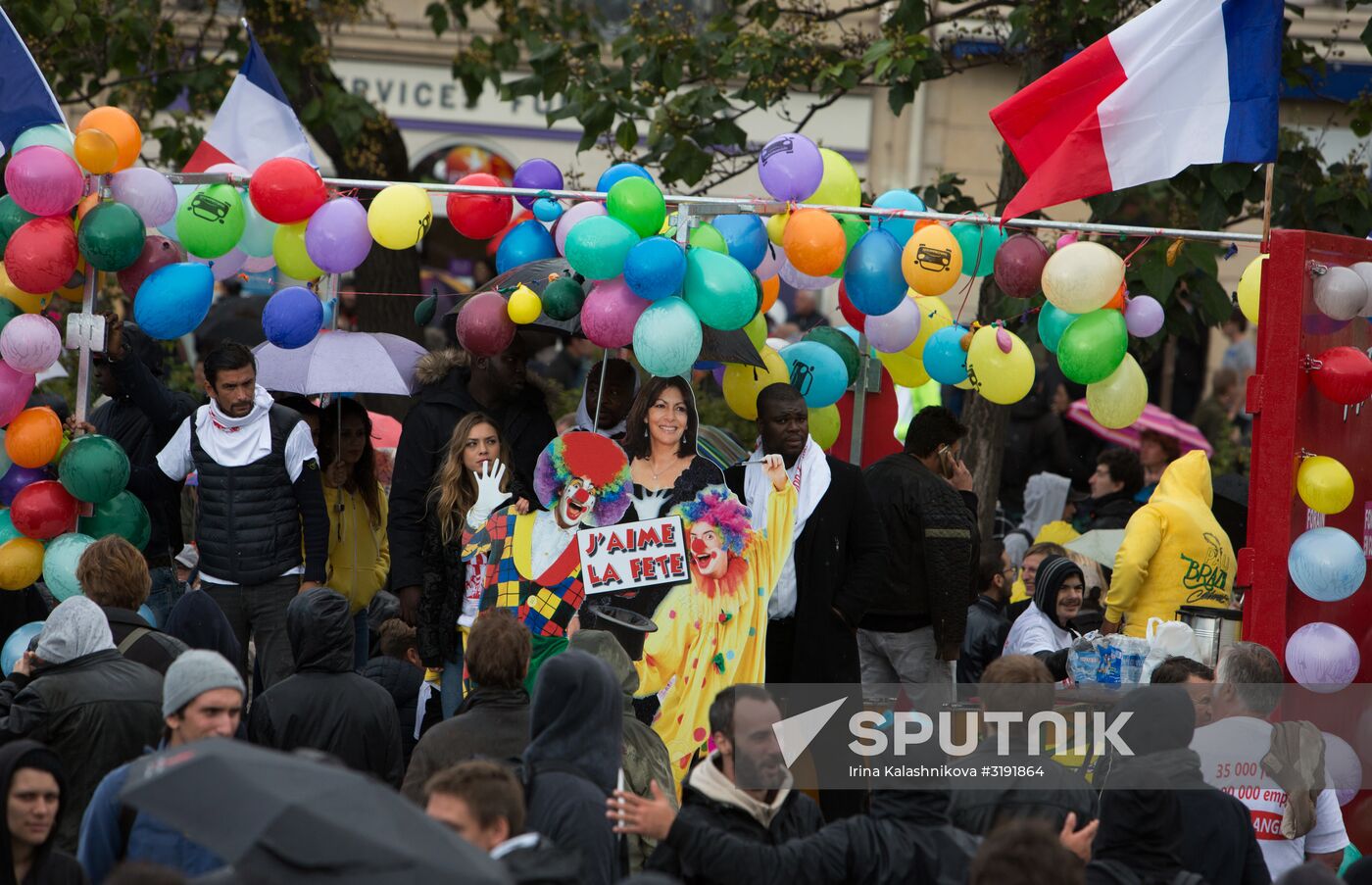 Protests in Paris against amendments to Labor Code