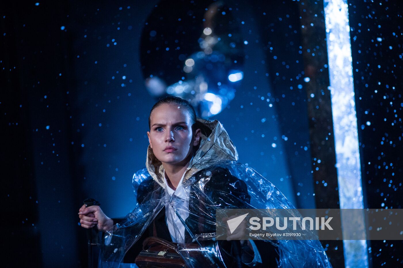 Dress rehearsal of North Wind play