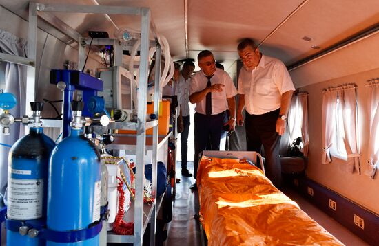 Air medical service helicopters resume operations in Crimea