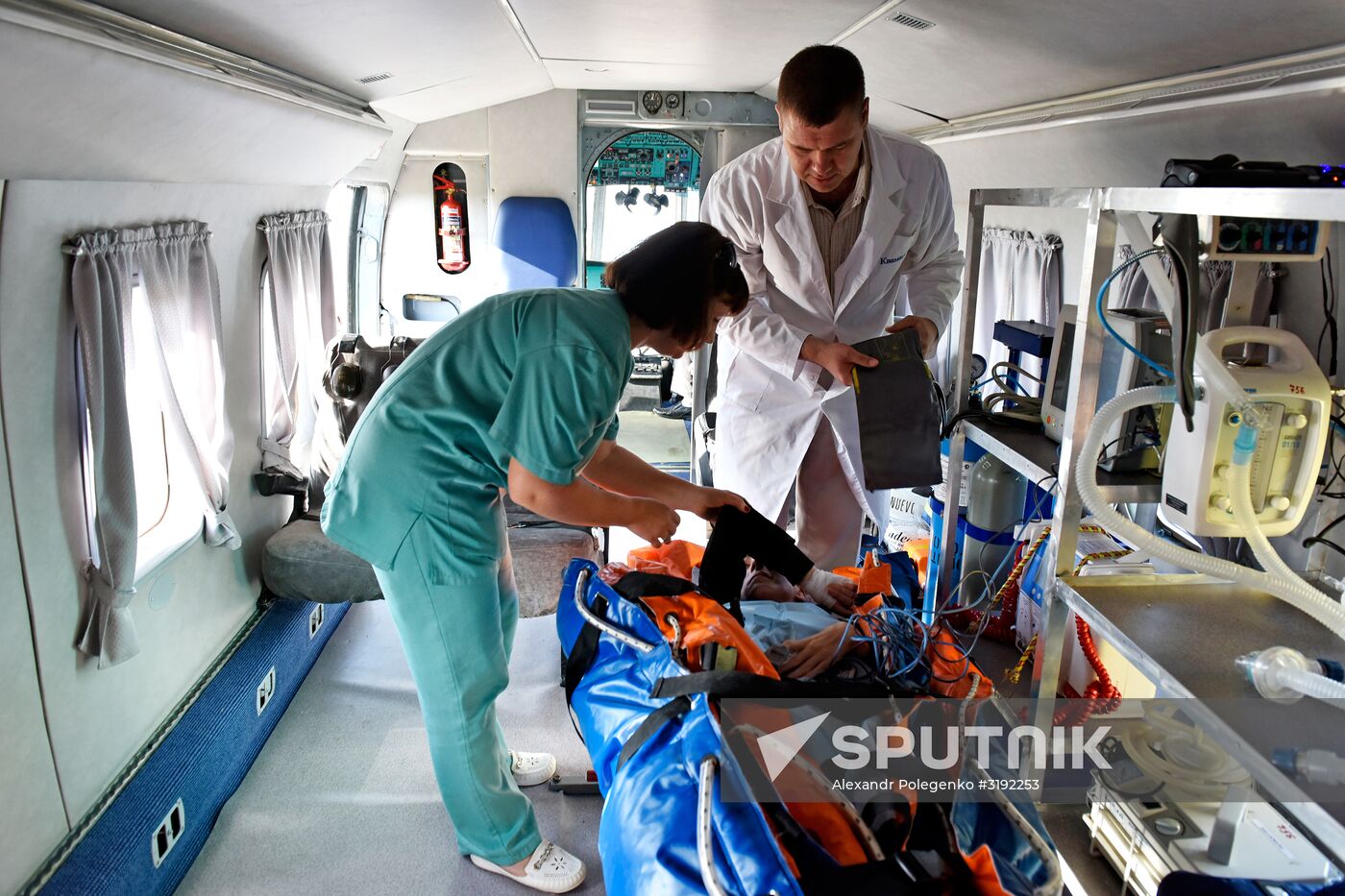 Air medical service helicopters resume operations in Crimea