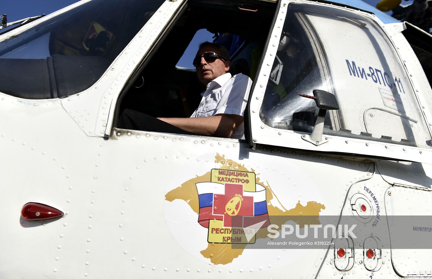 Air medical service helicopters resume operations in Crimea