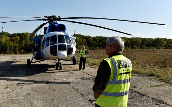 Air medical service helicopters resume operations in Crimea