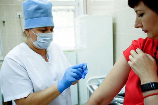 Flu vaccination in Krasnodar