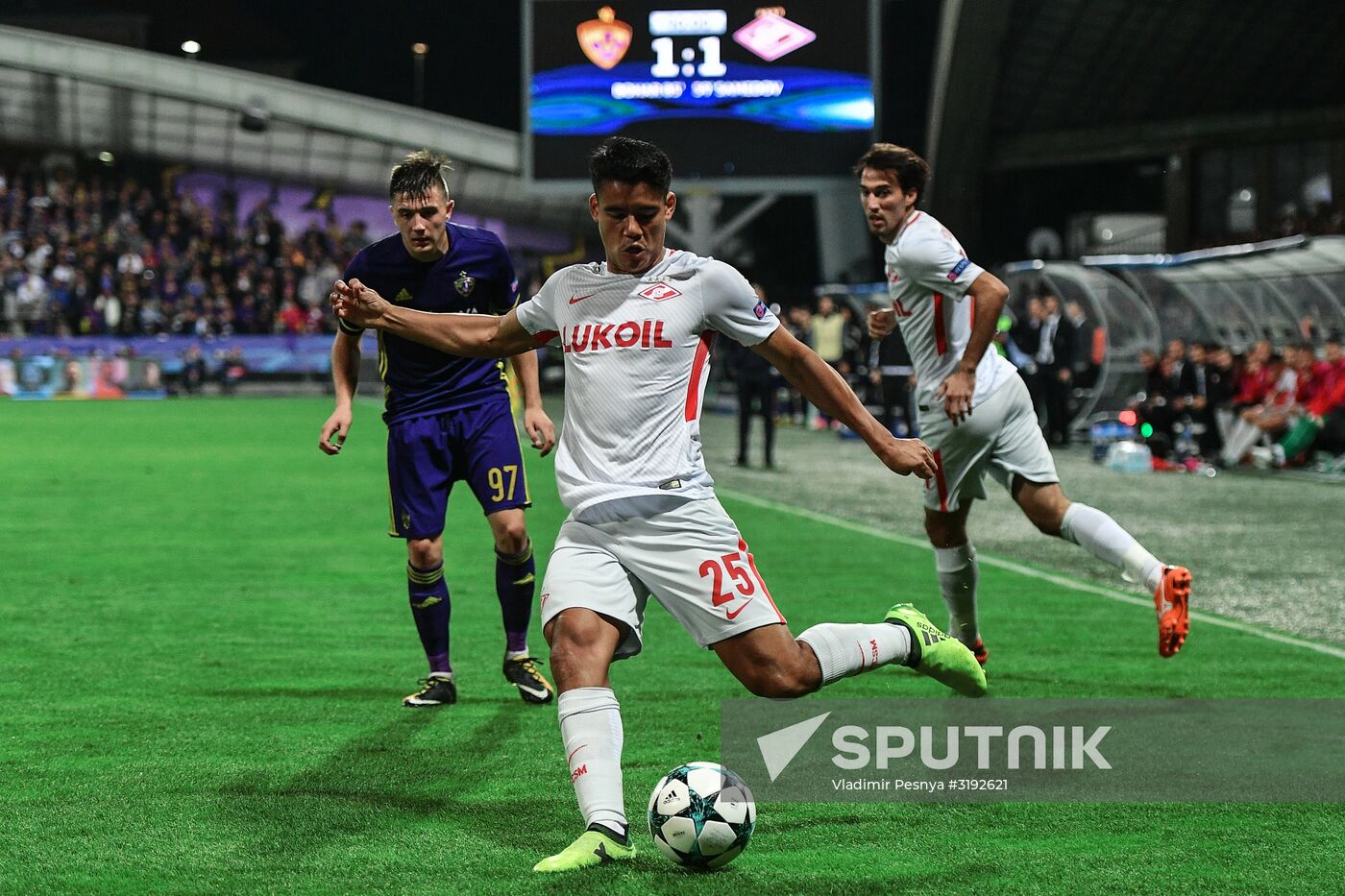 UEFA Champions League. Maribor vs. Spartak
