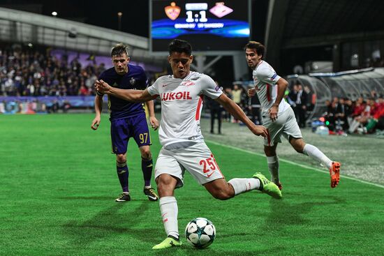 UEFA Champions League. Maribor vs. Spartak