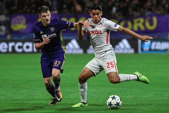 UEFA Champions League. Maribor vs. Spartak