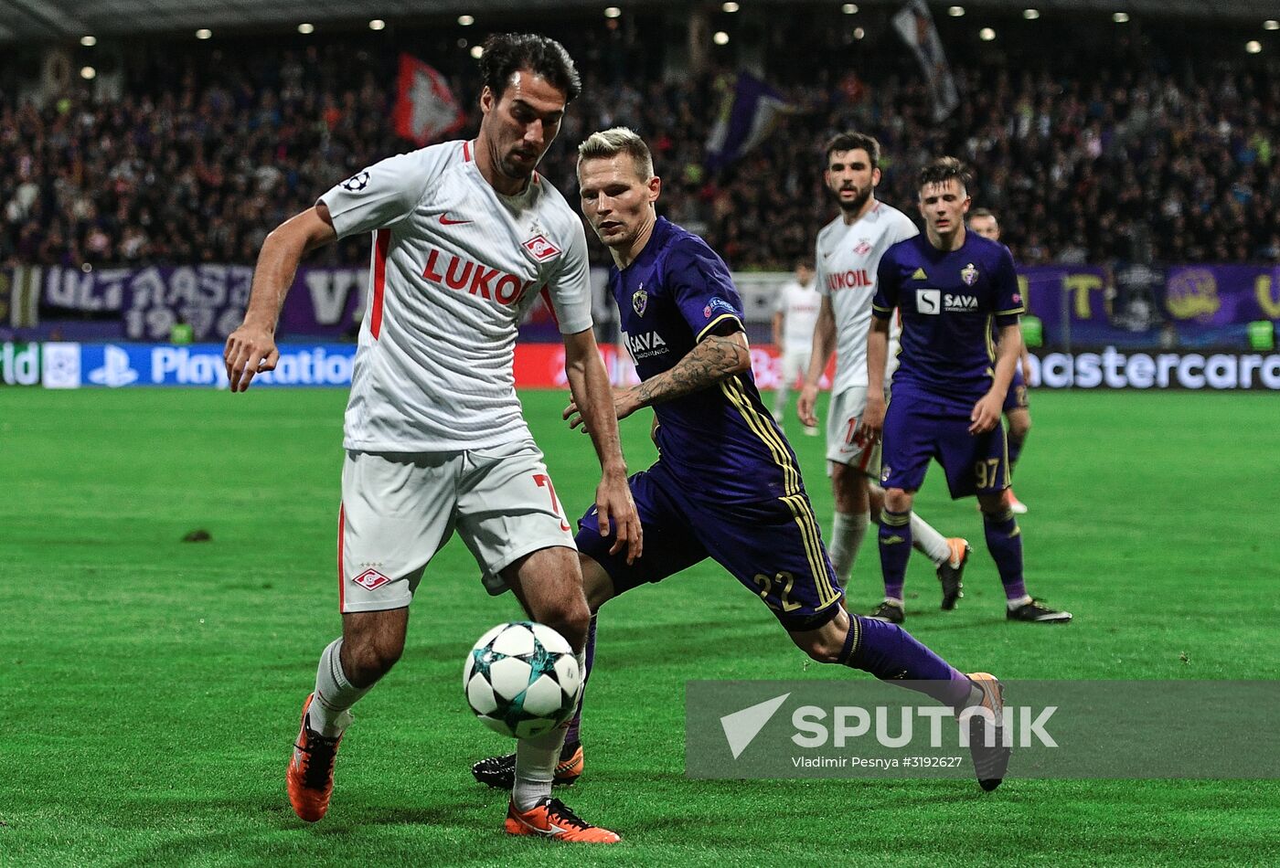 UEFA Champions League. Maribor vs. Spartak